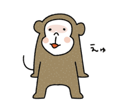 SARUTAMP (Monkey's Sticker) sticker #5698763