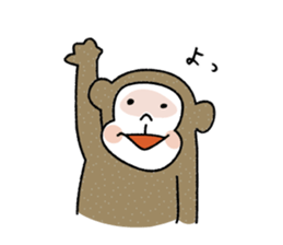 SARUTAMP  (Monkey's Sticker) sticker #5698764