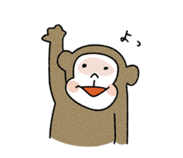 SARUTAMP (Monkey's Sticker) sticker #5698764