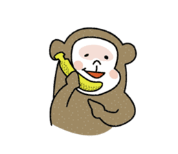 SARUTAMP  (Monkey's Sticker) sticker #5698765