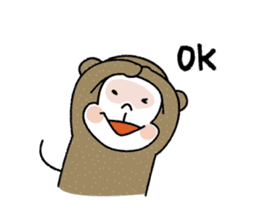 SARUTAMP (Monkey's Sticker) sticker #5698769