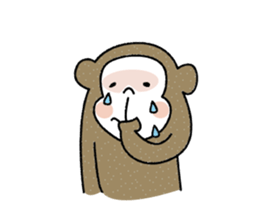 SARUTAMP  (Monkey's Sticker) sticker #5698774