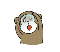 SARUTAMP  (Monkey's Sticker) sticker #5698775