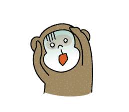 SARUTAMP (Monkey's Sticker) sticker #5698775