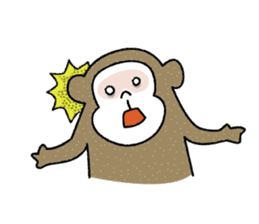 SARUTAMP (Monkey's Sticker) sticker #5698776