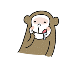 SARUTAMP  (Monkey's Sticker) sticker #5698781
