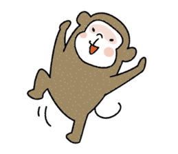 SARUTAMP  (Monkey's Sticker) sticker #5698783