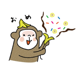 SARUTAMP  (Monkey's Sticker) sticker #5698784