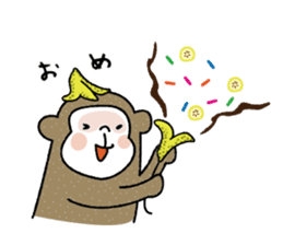 SARUTAMP (Monkey's Sticker) sticker #5698784