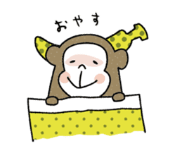 SARUTAMP  (Monkey's Sticker) sticker #5698789