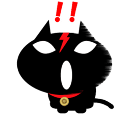 Black cat lawyer "KING" sticker #5698888