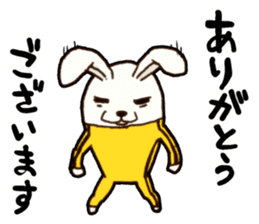 kung fu rabbit D sticker #5698960