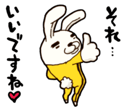 kung fu rabbit D sticker #5698973