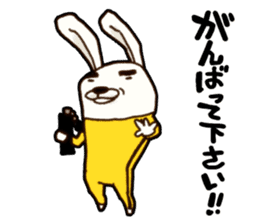 kung fu rabbit D sticker #5698975
