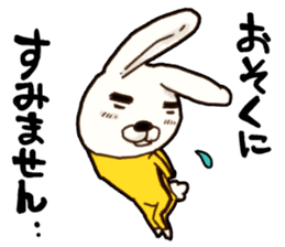 kung fu rabbit D sticker #5698978