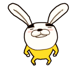 kung fu rabbit D sticker #5698982