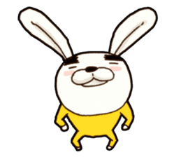 kung fu rabbit D sticker #5698982