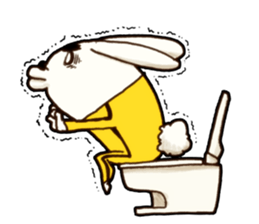 kung fu rabbit D sticker #5698995