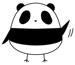 Chick panda sticker #5699087