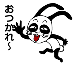 Rabbit panda 4 sticker #5699228