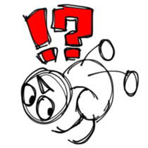 Comfortable boy sticker #5699630