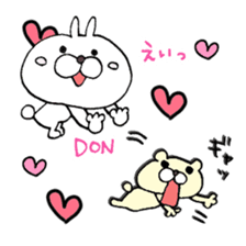 Bunny World in love sticker #5699883