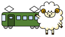 pretty sheep (English ver) sticker #5700533