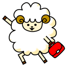 pretty sheep (English ver) sticker #5700544