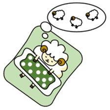 pretty sheep (English ver) sticker #5700555