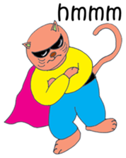 Cat Man, the Champion of Justice ! sticker #5700557