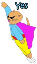 Cat Man, the Champion of Justice ! sticker #5700560