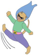 Cat Man, the Champion of Justice ! sticker #5700565