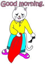 Cat Man, the Champion of Justice ! sticker #5700572