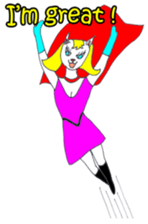 Cat Man, the Champion of Justice ! sticker #5700577