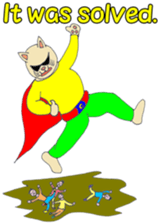 Cat Man, the Champion of Justice ! sticker #5700589