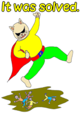 Cat Man, the Champion of Justice ! sticker #5700589