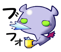 Awakening of baby devil sticker #5700747