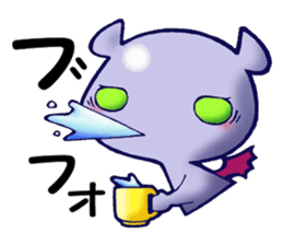 Awakening of baby devil sticker #5700747