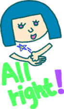 Hairstyle series (English) sticker #5701695