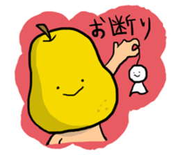 sharpest tongue fruit sticker #5702072