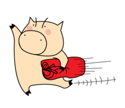 Fly Pig to the Moon sticker #5702402