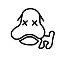 It's a dog. sticker #5702679