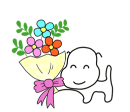 It's a dog. sticker #5702682