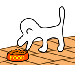 It's a dog. sticker #5702695