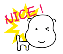 It's a dog. sticker #5702698