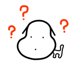 It's a dog. sticker #5702705