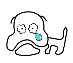 It's a dog. sticker #5702709