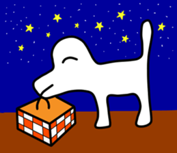 It's a dog. sticker #5702714