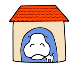 It's a dog. sticker #5702715