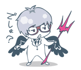 Suit and glasses is the angel sticker #5702733